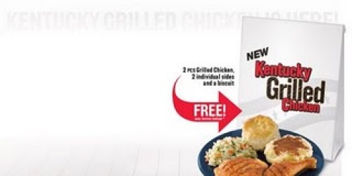 FREE 2 Piece KFC Grilled Chicken Meal!