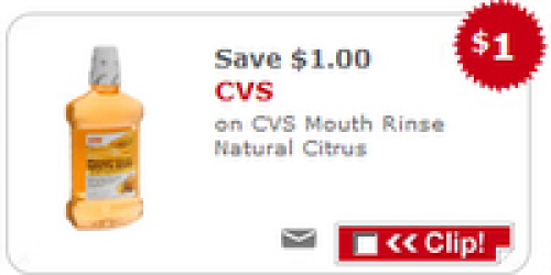 CVS: FREE Travel Size Mouth Rinse!