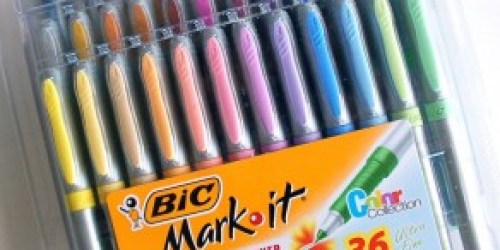 Staples: *HOT!* 36 Bic Mark-it Permanent Markers ONLY $5.99 (Regularly $19.99!)