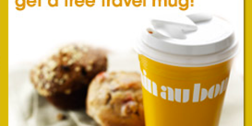 Au Bon Pain: FREE Yellow Travel Mug