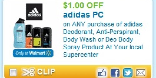 Coupons.online: New $1/1 Adidas Personal Care Coupon = Possibly FREE Deodorant