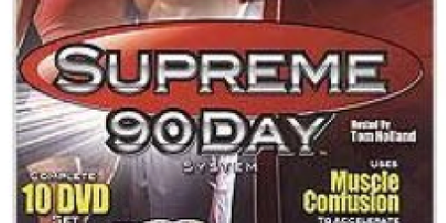 Supreme 90 Day DVD Workout Only $9.98 Shipped (Includes 10 DVD’s)–Great for Father’s Day