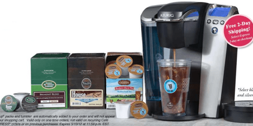 *HOT* Keurig B70 Platinum Brewer + 116 K-Cups + FREE Tumbler + Travel Mug ONLY $166.58 Shipped