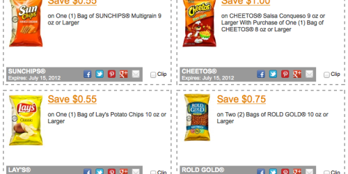 Rare Lay’s, Cheetos, & Sun Chips Coupons (Available Again!)