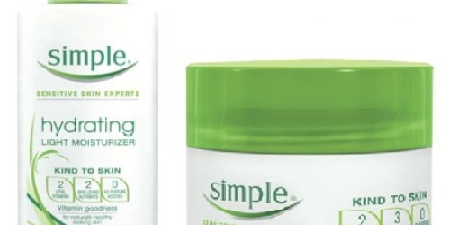 High Value $3/1 Simple Moisturizer Coupon