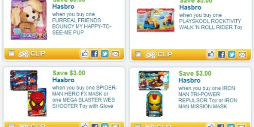 Coupons.online: LOTS of New Toy Hasbro Coupons