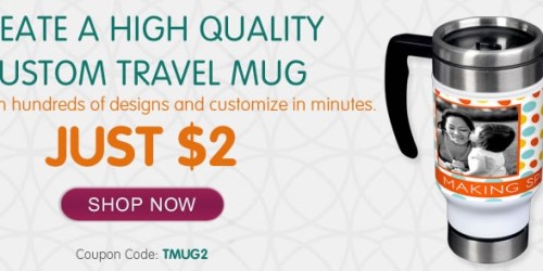 InkGarden: Personalized High Quality Travel Mugs Only $2 + Shipping (New Customers Only)