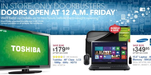 Best Buy: 2012 Black Friday Deals