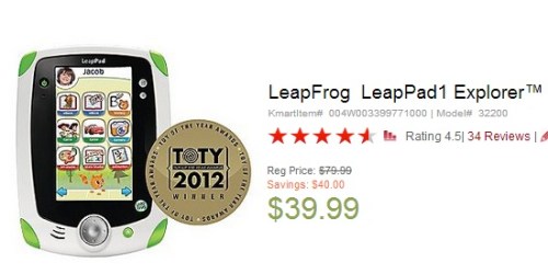 Kmart.online: *HOT* LeapFrog LeapPad 1 Explorer Only $35.99 (reg. $79.99!)