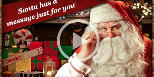 Free Personalized Video from Santa