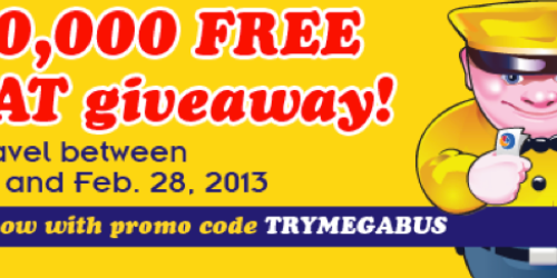 Megabus.online: 200,000 Free Seats Giveaway (For Travel From 1/9-2/28)