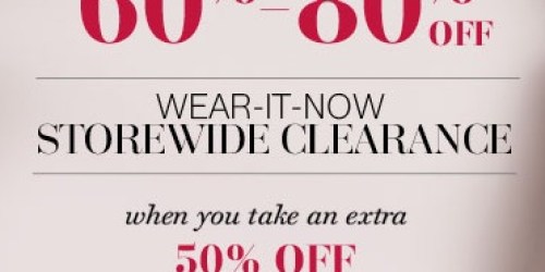 Lord & Taylor: Extra 20% Off Clearance + Free Shipping With ShopRunner = Great Deals