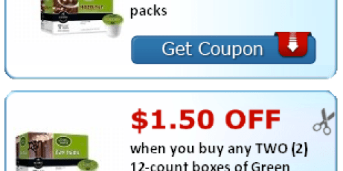 Rare Green Mountain K-Cup Coupons