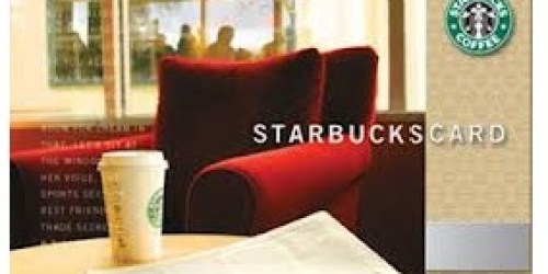 FREE $5 Starbucks Card eGift for AT&T Wireless Customers (1st 20,000 Only!)