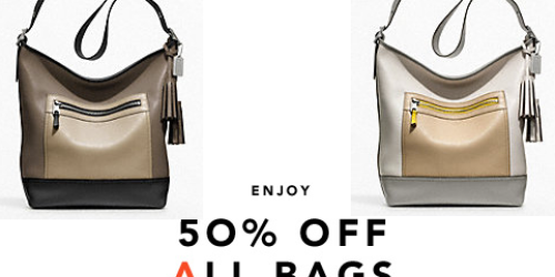 CoachFactoryOutlet.online: Extra 50% Off Already Reduced Coach Handbags (Back Again!)