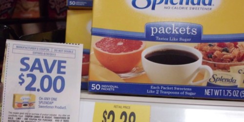 Nice Deals Using High Value $2/1 Splenda Sweetener Coupons in the 3/24 Red Plum Insert