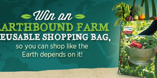 Enter to Win 1 Of 12,000 FREE Earthbound Farm Reusable Shopping Bags