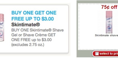 Target: Skintimate Shave Gel Only $0.67