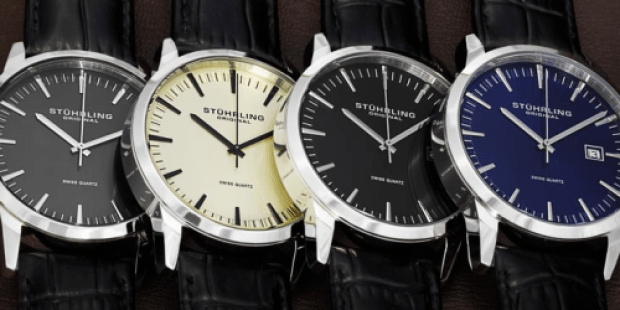 Amazon: Men’s Stuhrling Swiss Quartz Watches Only $54.99 Shipped (Today Only!)