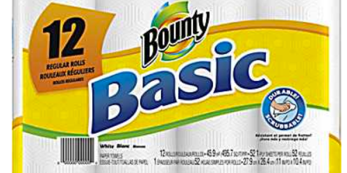 Staples.online: Bounty Basic Paper Towels 12-Pack Only $6.99 (Just $0.58 Per Roll!)