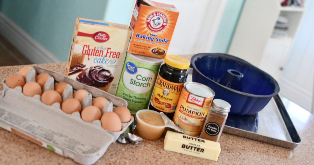 pumpkin bundt cake ingredients