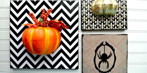 DIY Halloween/Thanksgiving Canvas Art