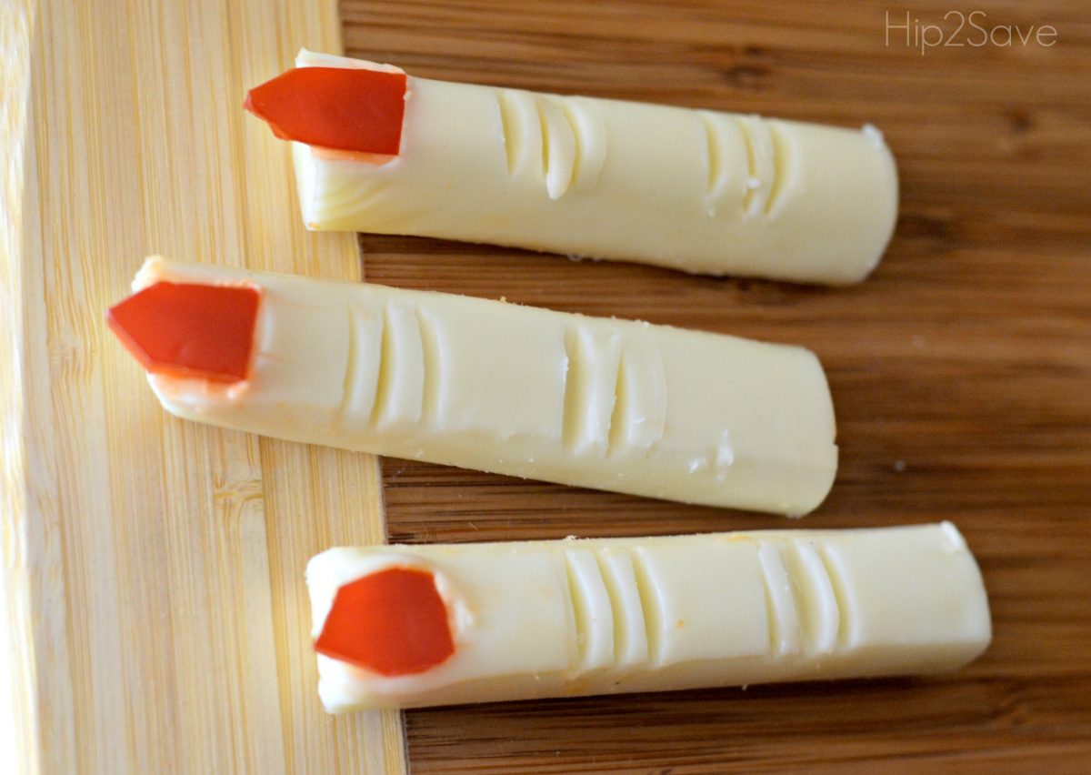 witch fingers for lunch on halloween 