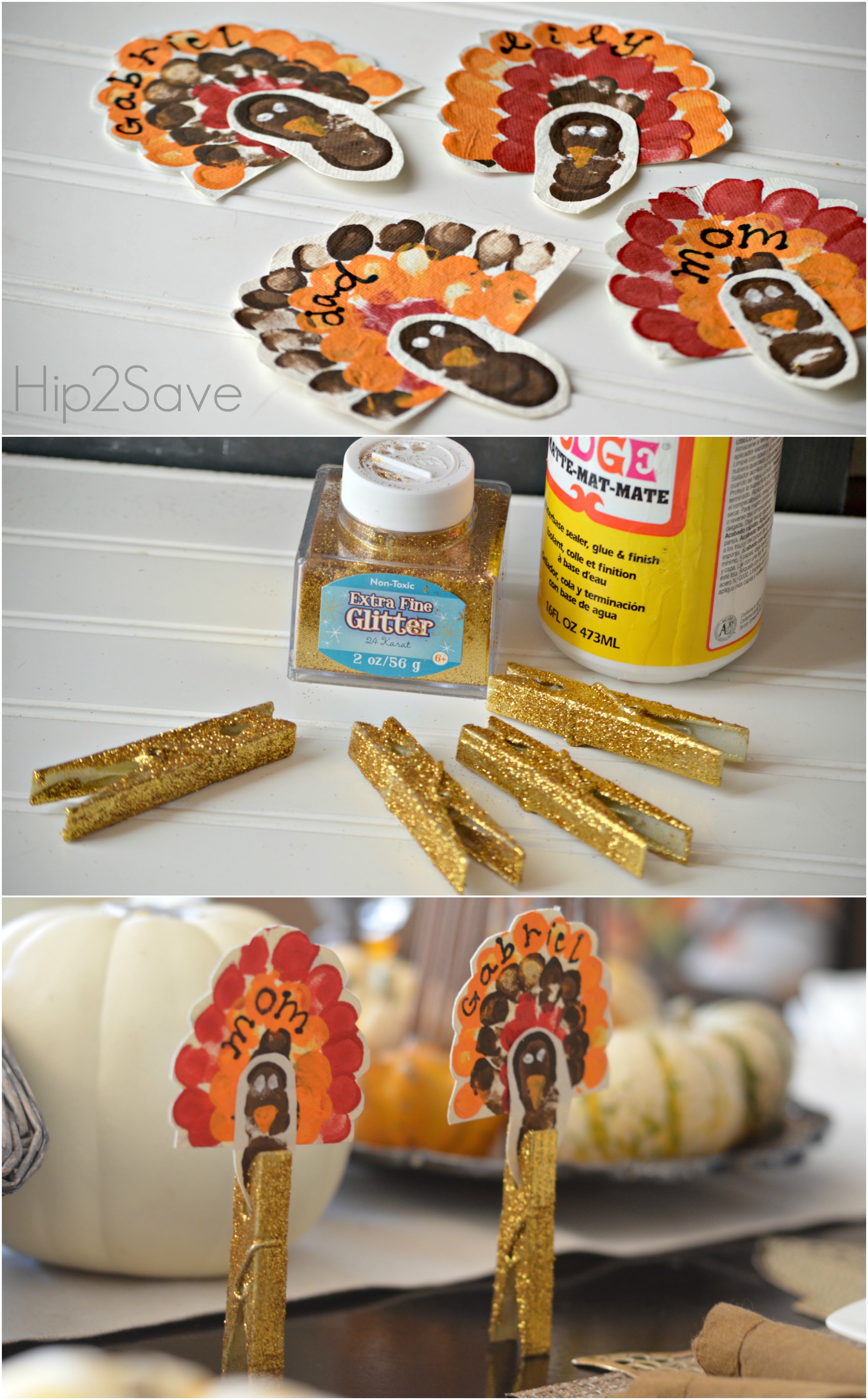 Clothespin ThanksgivingCraft Hip2Save