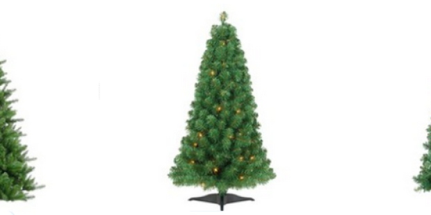 Target: 50% Off Artificial Christmas Trees (Today only!) + $5 Off $35 Holiday Purchase Mobile Coupon