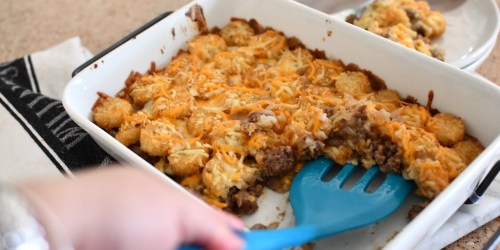 Cheesy Tater Tot Casserole is the Best Frugal onlinefort Food Recipe!