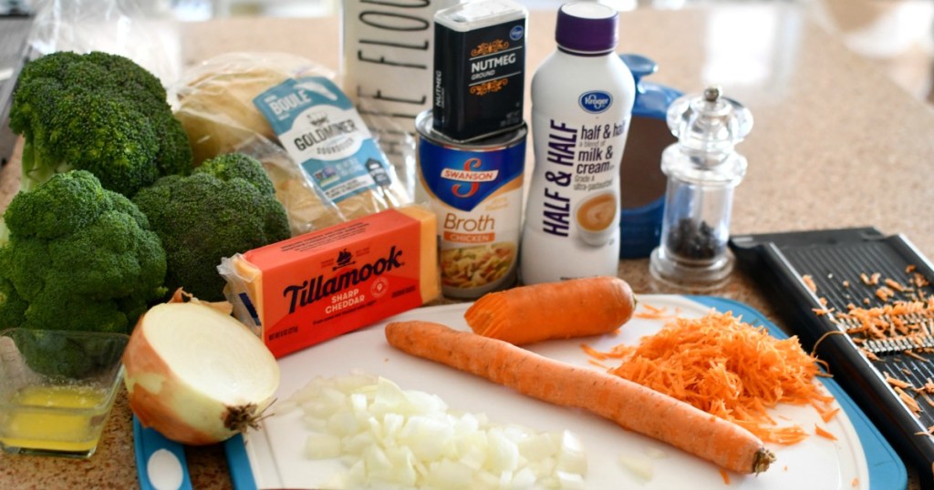 broccoli cheddar soup ingredients