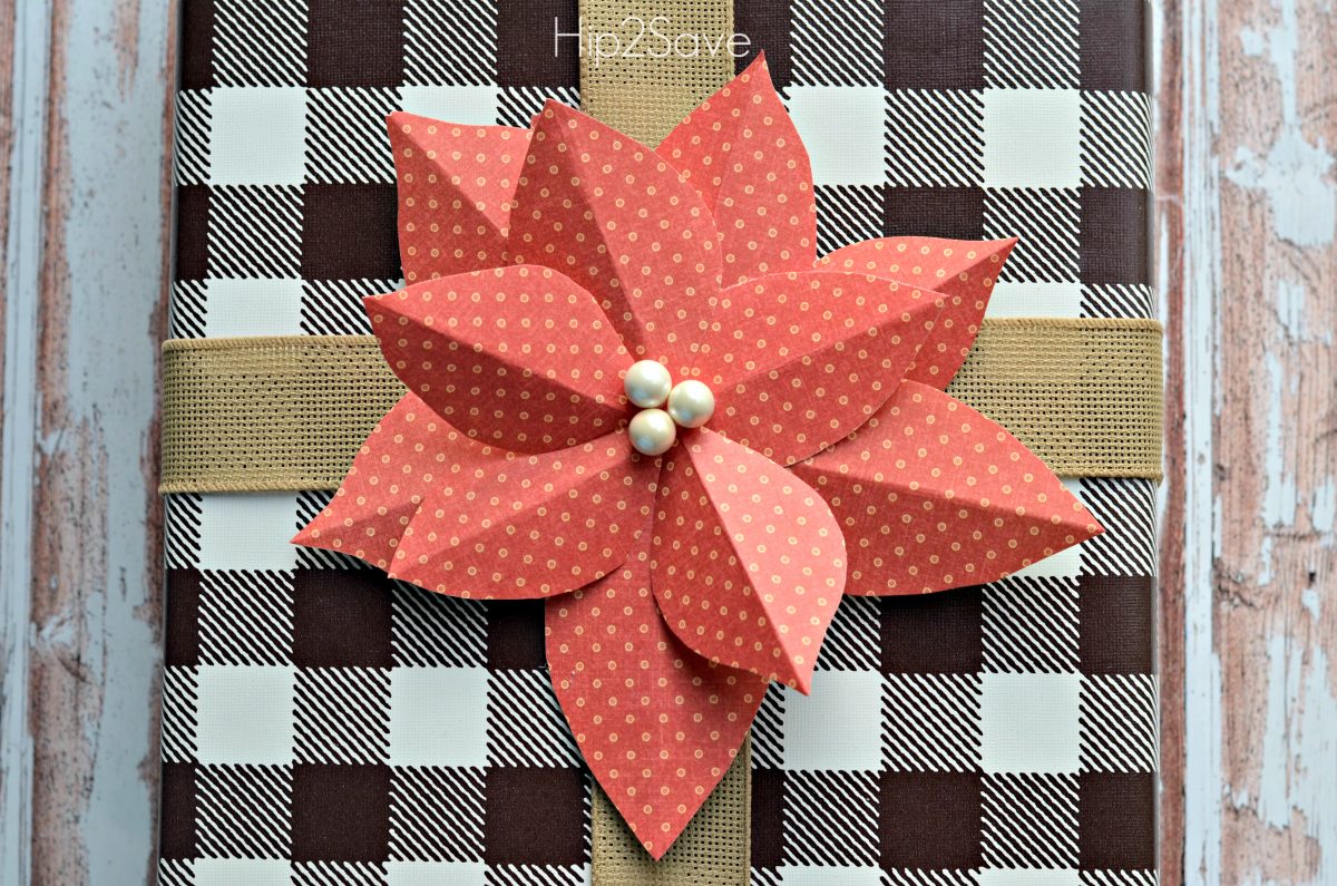 DIY Paper Ponsettia Hip2Save