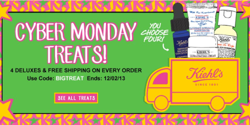 Kiehl’s.online: Travel Size Conditioner, 4 Deluxe Samples, 3 Additional Samples, AND Gift Wrap Only $7 Shipped