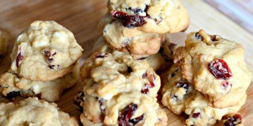 White Chocolate Cranberry Cookies Recipe