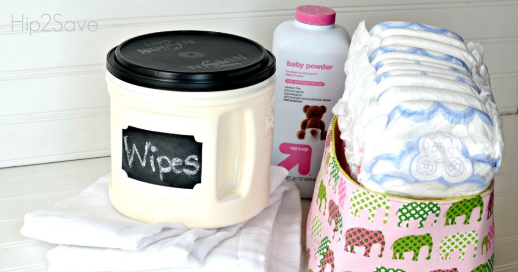 DIY homemade baby wipes