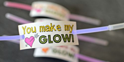 Glow Stick & Pencil Valentine Ideas (+ Free Printables)