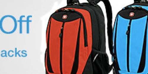 Amazon: Up to 73% Off SwissGear onlineputer Backpacks – Great for Students & Travelers (Today Only)