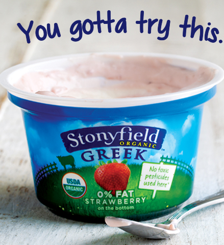 $1/2 StonyField Organic Greek Yogurt Coupon (Plus, Stackable Whole Foods Store Coupon!)