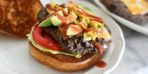 Easy Restaurant Style Black Bean Burgers Made in the Blender!