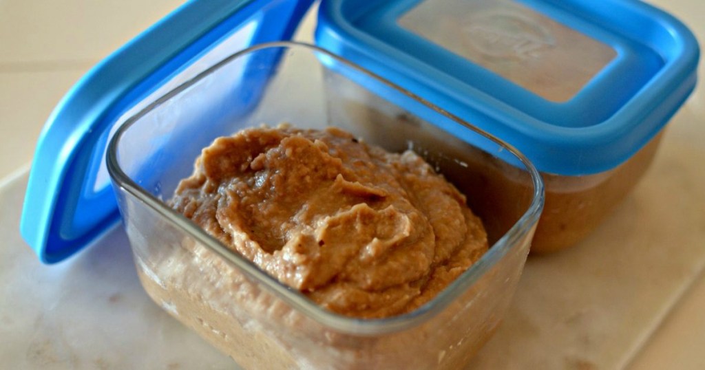 freezing refried beans