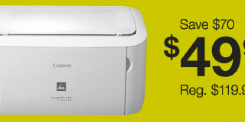 Staples.online: Highly Rated Canon imageCLASS Mono Laser Printer Only $49.99 (Reg. $119.99 – Today Only!)