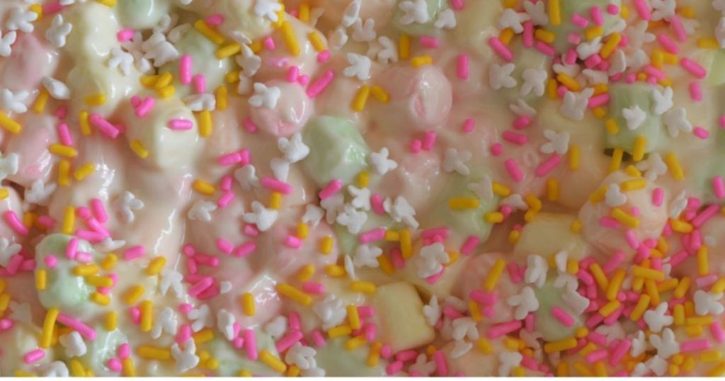 melted marshmallows for easter bark