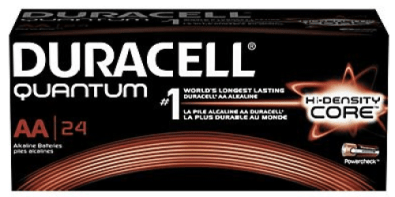 Staples: Duracell Quantum AA Batteries 24-Count Only $8.99 Shipped (Regularly $25.99)