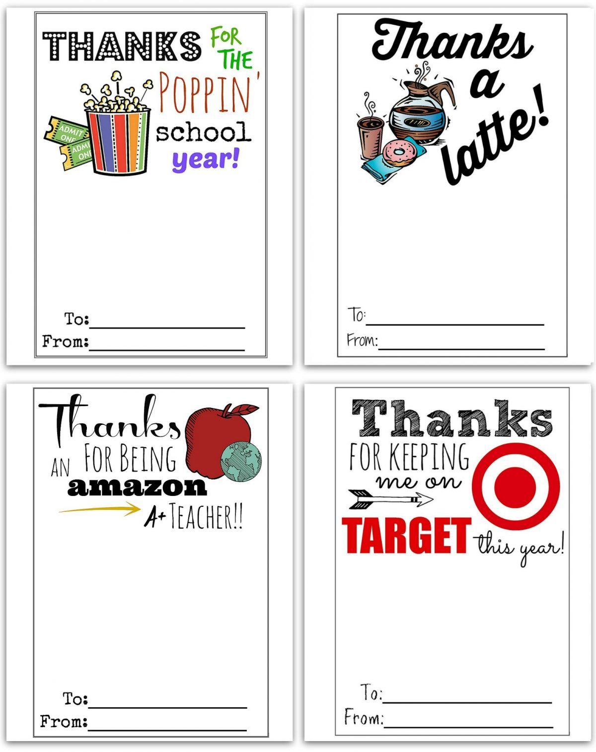 printable teacher cards