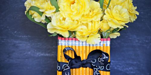 Easy Pencil Vase (Teacher Appreciation Gift)