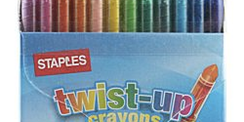 Staples: Twist-Up Crayons 24-Pack Only $3.42 (Reg. $8.09!)