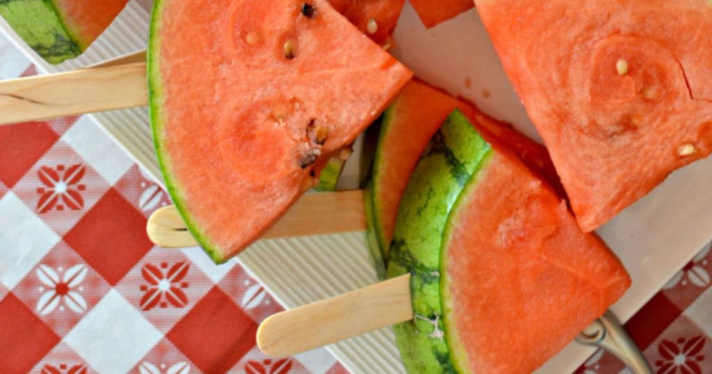 watermelon on a stick