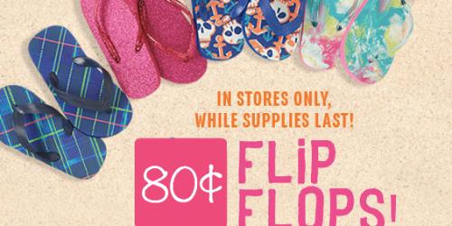 The Children’s Place: 80¢ Flip Flops In-Store Only (+ Great Deals on Graphic Tees, Shorts + More)