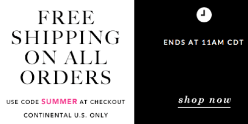 Coach Factory Members: Free Shipping on ANY Order w/ Promo Code SUMMER (Thru 11AM CT Tomorrow)