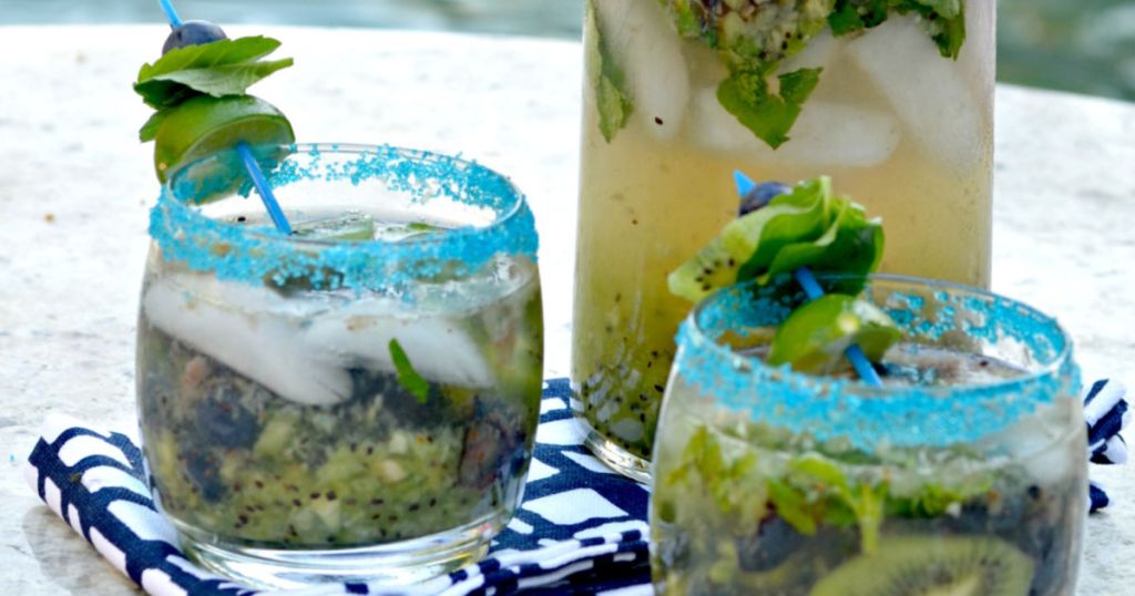 blueberry kiwi mojito recipe